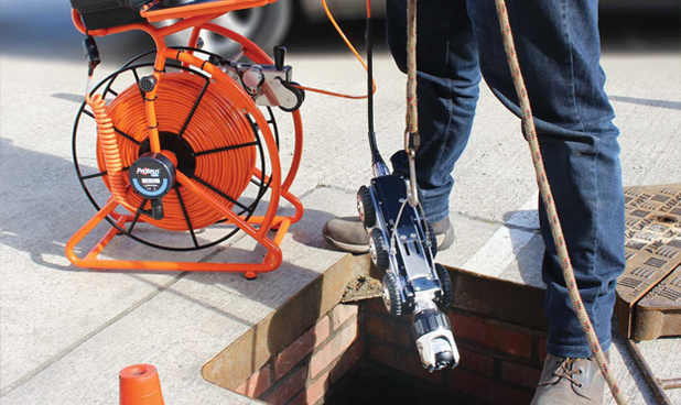 Inspektion fra TV-vogn eller med mobilt kamerasystem